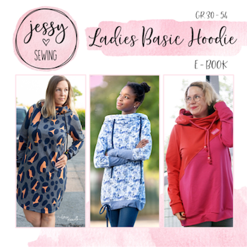 Schnittmuster Pattarina: Ladies Basic Hoodie von Jessy Sewing